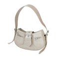 thumbnail image 3 of Milageto Womens Shoulder Bag Dumpling Bag Trendy Portable Lady Zipper Closure Handbag Beige, 3 of 7