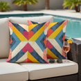 thumbnail image 2 of Outdoor Pillow Cover Simple Style Set of 2 Waterproof Throw Pillowcases Abstract Art Decorative Patio Furniture Pillows for Couch Garden Indoor & Outdoor Use, 2 of 9