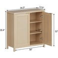 thumbnail image 2 of Roromall Sideboard Buffet Cabinet Kitchen Storage Cabinet with Rattan Doors Farmhouse Cupboard Console Table Buffet Cabinets with Adjustable Shelves for Hallway Living Dining Room, 2 of 7
