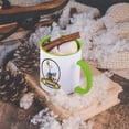 thumbnail image 5 of 3dRose, Funny Worlds Greatest Handyman II Cartoon, 15oz Two-Tone Green Mug, 5 of 7