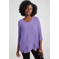 thumbnail image 4 of Jessica London Women's Plus Size Double-Layer High-Low Tunic, 4 of 5