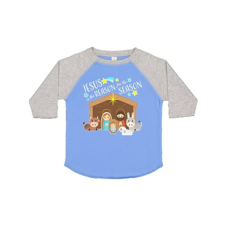 

Inktastic Jesus is the Reason for the Season Christmas Nativity Gift Toddler Boy or Toddler Girl T-Shirt
