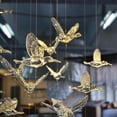 thumbnail image 2 of Colgante de pared colibrí decoración Shabby Chic regalo boda decoración cromo Zulema Decoración de aves colgantes de pared, 2 of 7