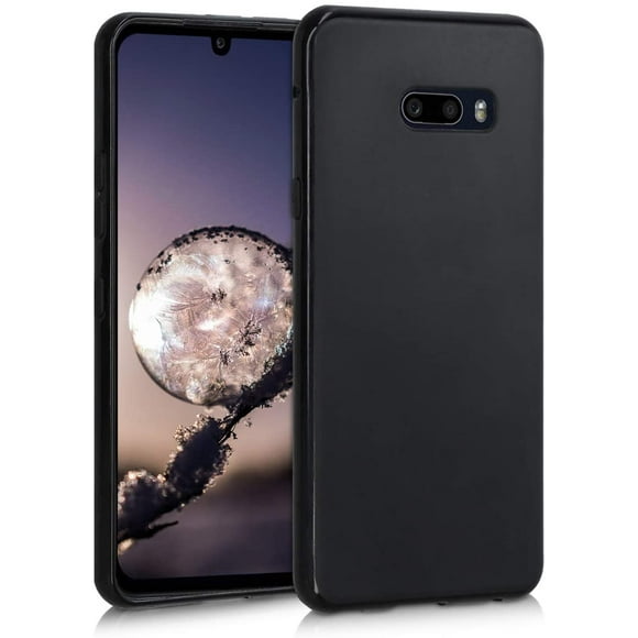 kwmobile TPU Silicone Case Compatible with LG G8X ThinQ - Soft Flexible Protective Phone Cover - Black