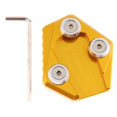 thumbnail image 4 of jinwen Motorcycle Kickstand Stand Extension Pad Support Fits for Grom125 MSX125 2014 Golden, 4 of 7