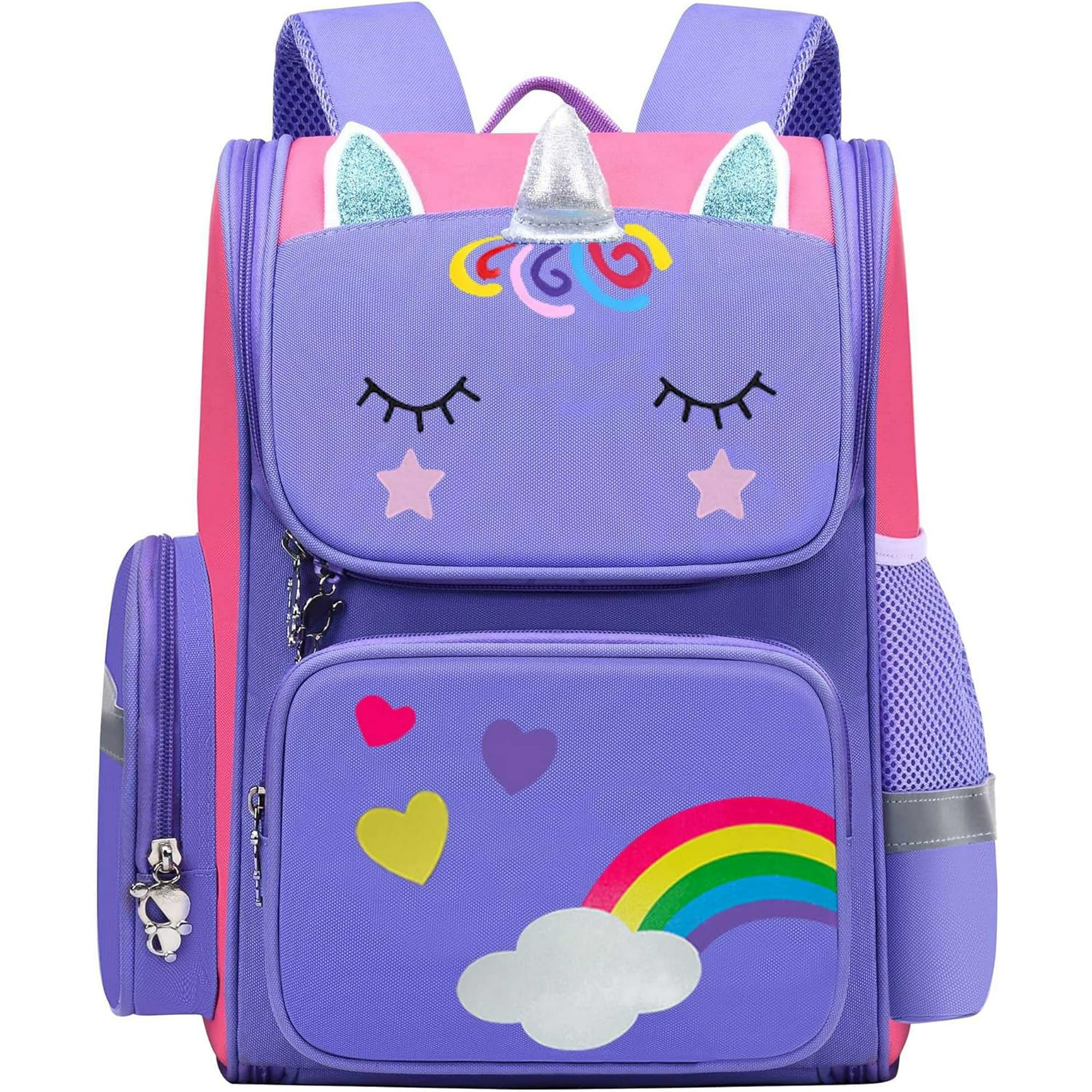 Unicorn backpack for girls School bags for girls Kids school bag Cute unicorn bag Pink bags for girls Kids Bookbag for Elementary Children s backpacks kong Walmart