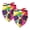 Multi-colored 2, variant on PhooArto Cute Animal Sloth Forest Dog Bandanas, 2 Pack Soft Washable Pet Scarf Triangle for Large Dogs Puppies and Cats
