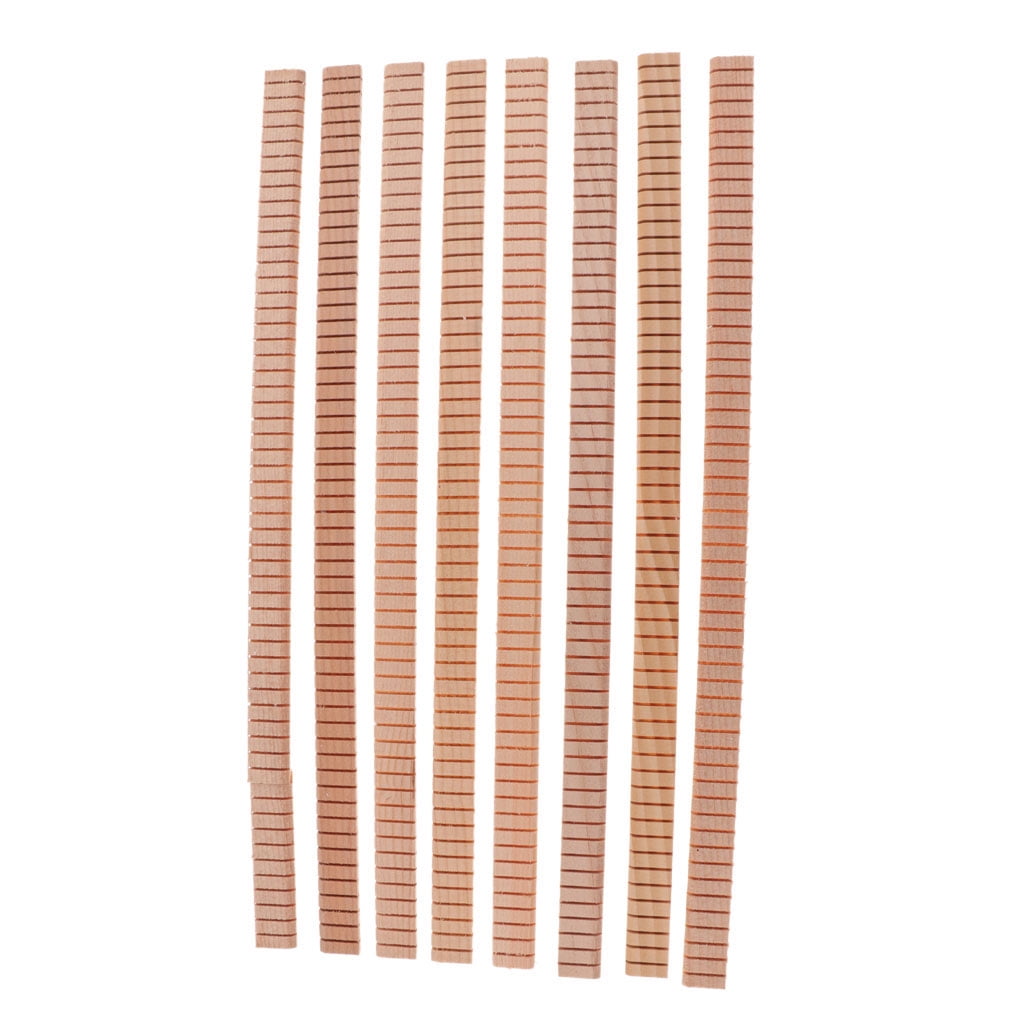 LeeQinersw 24 Pieces of Spruce Guitar Binding Purfling Guitar Edge Band