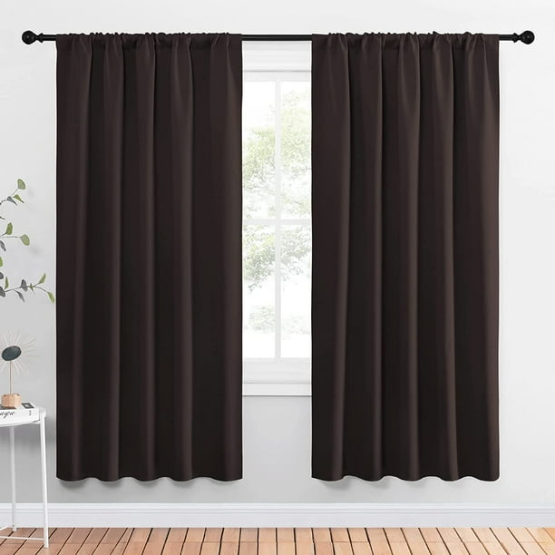 ZMLEVE Blackout Curtain Panels 72 inches Energy Saving Thermal