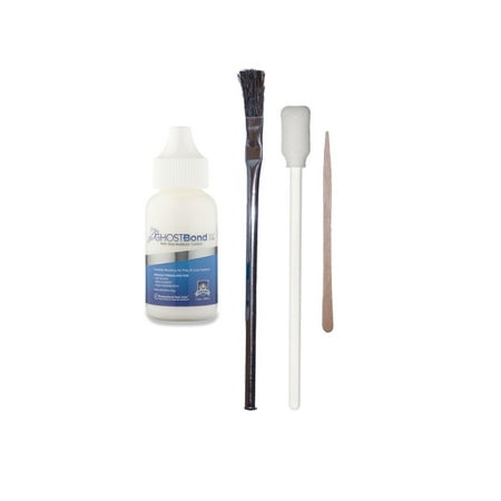Estee Lauder Base Contour Brush - Ghost Bond XL 1.3oz Adhesive Brush And Contour Applicator Combo Bundle