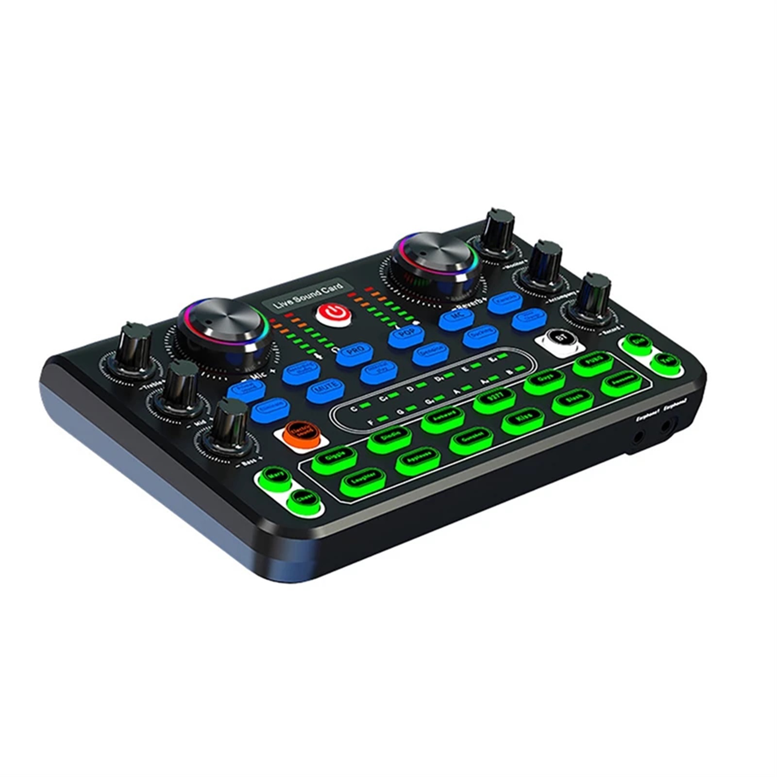 X60 Sound Card English Version Professional Sound Cards Aud-io Mixer For Broadcast KTV Singing Live Sound Mixers ,Precision Control