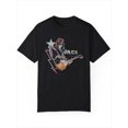 thumbnail image 3 of Men's Summer Casual Crew Neck T-Shirt, 100% Cotton Knit Fabric, Regular Fit with Slight Stretch, Portrait Graphic Tee for Men, 3 of 6