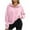 Pink, variant on Quinlirra Women's Fashion Hoodies & Sweatshirts Cropped Women's Half Zipper Sweatshirt Thumb Hoodie Hat Hoodie 2025 Winter Hoodie