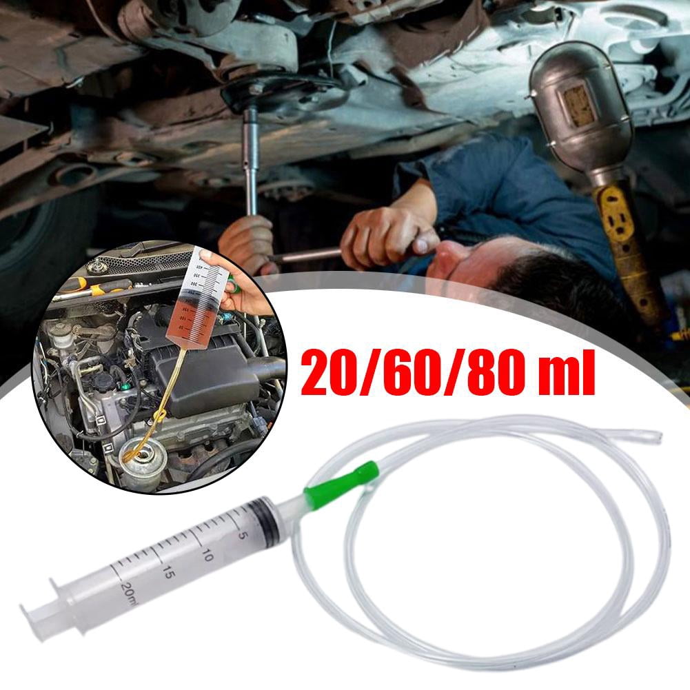 80ml Plastic Syringe with Tubing, Indutrial Syringes Handy Long Hose Fluid Suction Injector