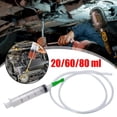 thumbnail image 2 of 60ml Plastic Syringe with Tubing, Indutrial Syringes Handy Long Hose Fluid Suction Injector, 2 of 8
