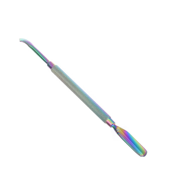 Seitruly Herramientas de manicura de acero inoxidable, empujadores de cutículas de doble cabeza, limas, cuchara de pedicura, recortador de varillas, Juegos de manicura tipo 5 Seitruly CE011710-05
