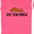 thumbnail image 4 of Inktastic Napping Dis Tew Much Daschund Weiner Dog Brown Boys or Girls Baby Bodysuit, 4 of 5