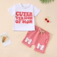 thumbnail image 3 of Gerichy Kid Toddler Baby Boys Clothes Summer Short Sleeve Cartoon Letter Car Prints Tops Shorts 2PCS Outfits Set for Toddler Boys Shorts CLothes Set, 0 6 12 18 24 Months 2T 3T Shorts Summer Outfit, 3 of 7