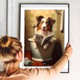 thumbnail image 5 of Australian Shepherd Gift Wall Art, Cute Dog Sitting on The Toilet Reading a Newspaper Bathroom Poster for Dog Lover, Humor Animals Bathroom Canvas Prints, Bathroom Wall Decor, 5 of 5