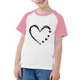 thumbnail image 5 of HomeGardon Girls Shirts Size 10-12,Shirts for Girls Toddler Kids Boys Girls Print T-shirt Fashion Cute Round Neck Short Sleeve Tshirt,110-170, 5 of 6