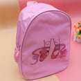 thumbnail image 2 of EeaseMX Mochila infantil creativa con estampado de ballet, bolsa informal de lona para chicas del campus (rosa), 2 of 7