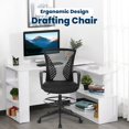 thumbnail image 3 of PayLessHere Mesh Home Office Chair , Lumbar Support Armrest Ergonomic Desk Chair For Adults, Black, 3 of 7