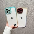 thumbnail image 4 of Compatible with iPhone 13 Pro Max Gradient Case Colorful Bling Clear Glitter Sparkle Camera Protection Soft TPU Glossy Luxury Shockproof Protective Cover for Girls and Women, 4 of 5