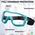 thumbnail image 4 of Uxcell Safety Glasses, Anti-Fog Goggles Protective Scratch Resistant Clear Lens Work Outdoor Eye Protection Lake Blue, 4 of 7