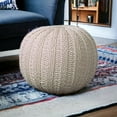 thumbnail image 6 of 20 Beige 100% cotton Ottoman, 6 of 6