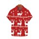 thumbnail image 2 of Hombres de Manga Larga, Navidad Impresa Turndown Collar Blusa, Casual Moda Botón Camisa para las Vacaciones, 2 of 5