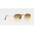 thumbnail image 6 of Ray Ban Hexagonal Light Brown Gradient Unisex Sunglasses RB3548 001/51 51, 6 of 6