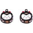 thumbnail image 1 of 2pcs Japanese Style Bell Japanese Bell Wind Chime Bells Daruma Bell Daruma Bell Good, 1 of 5