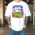 thumbnail image 5 of Artistic New Hampshire State Themes and Landmarks T-Shirt, Tee for History and Travel Lovers, 5 of 7