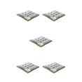 thumbnail image 2 of Youkk Soft And Comfortable Seat Cushions With Anti-slide Simple And Easy-care Square Chair Cushion Grey Triangles 5Set, 2 of 6
