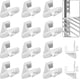 thumbnail image 1 of 14pcs Plastic Refrigerator Shelf Clips, Freezer Shelf Clip Cooler Shelf Support, 1 of 5