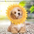 thumbnail image 2 of Protective Inflatable Collar for Dogs and Cats, Adjustable Pet Recovery Collar with Soft Edge,Sunflower Design Pet Recovery Collar for Dogs Cats After Surgery, 2 of 8