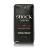 Shock Coffee, Medium-Dark Roast, Strong Whole Bean Coffee, 16 oz