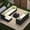 White, variant on Junkai 9-Piece Rattan Outdoor Sectionals with Sectional Sofa and Coffee Table, White