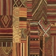 thumbnail image 1 of Ahgly Company Indoor Square Patchwork Brown Transitional Area Rugs, 6' Square, 1 of 4