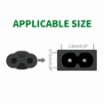 thumbnail image 2 of Ac Power Cord Cable Lead For Airport Extreme Wireless Router A1521 Me918Ll/A Psu, 2 of 4