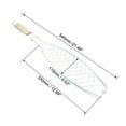 thumbnail image 2 of Uxcell 21.46" Fish Grill Basket, Long Wooden Handle, BBQ Smoking Charcoal Grilling Roast Baskets Stainless Steel, 2 of 5