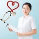 thumbnail image 5 of Broche creativo Minnieouse forma de estetoscopio alfiler corazón electrocardiograma enfermera doctor, 5 of 6