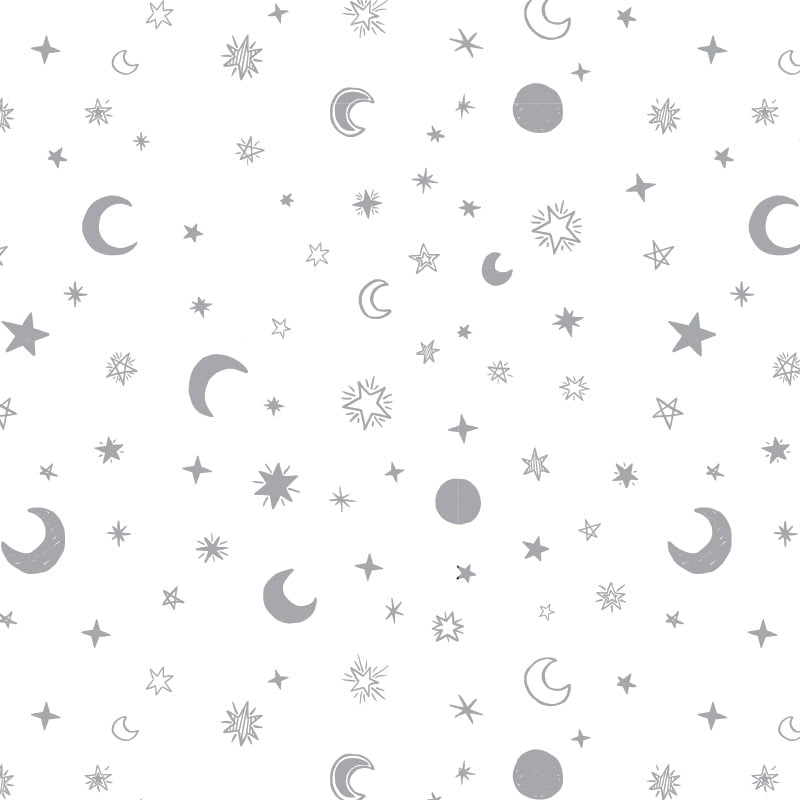 GROW WILD Changing Pad Cover 3 Pack | Soft & Stretchy Jersey Cotton | Baby Changing Table Pad Cover | Gray Diaper Changing Pad Covers for Girls or Boys | Wipeable Sheets | Stars & Moons