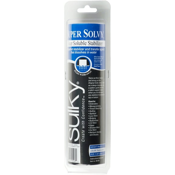 Sulky Super Solvy Water-Soluble Stabilizer Roll-7.875"X9yd