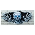 thumbnail image 4 of The Bizarre Background Of The Halloween Garage Door Banner Is Enough To Cover The Entire Garage Door Ensuring A Striking Display . Flag Banner Paper Table Runners 72 Inches Long Dog Banners for, 4 of 4