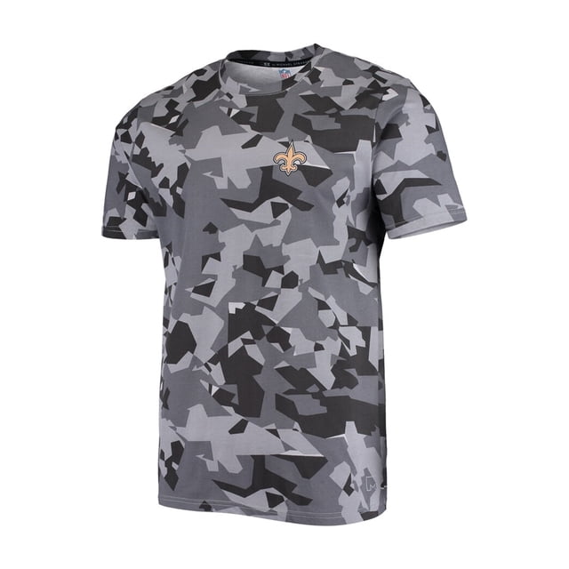 G-III Sports Mens New Orleans Saints Graphic T-Shirt, Grey, Large