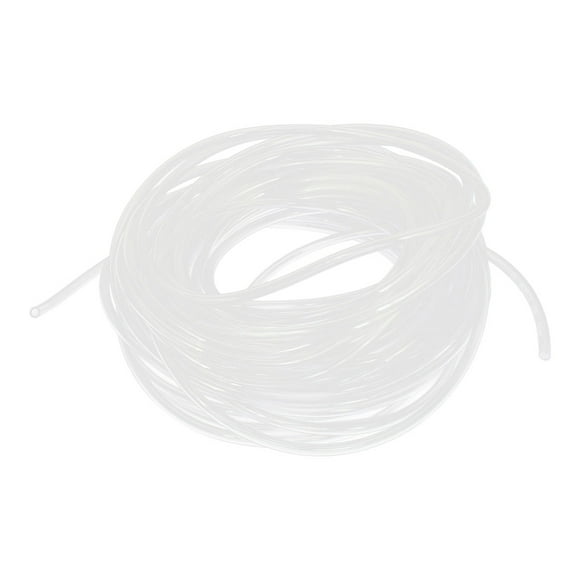 Unique Bargains PU Air Tubing Hose 4mm x 6mm Flexible Fuel Gas Line Pneumatic Tube Clear 20M