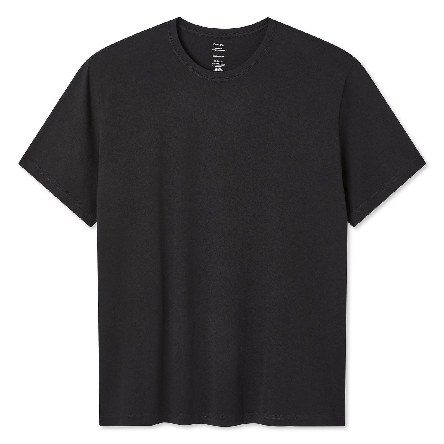 T-shirt à manches courtes George Plus pour hommes Tailles 3XL-5XL