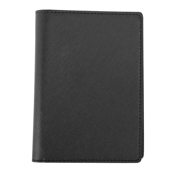 Unique Bargains 1 Pc Passport Holder Durable Passport Sleeve Black