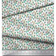 thumbnail image 3 of Soimoi Poly Georgette Fabric Vase & Floral Small Printed Fabric 1 Yard 52 Inch Wide, 3 of 3